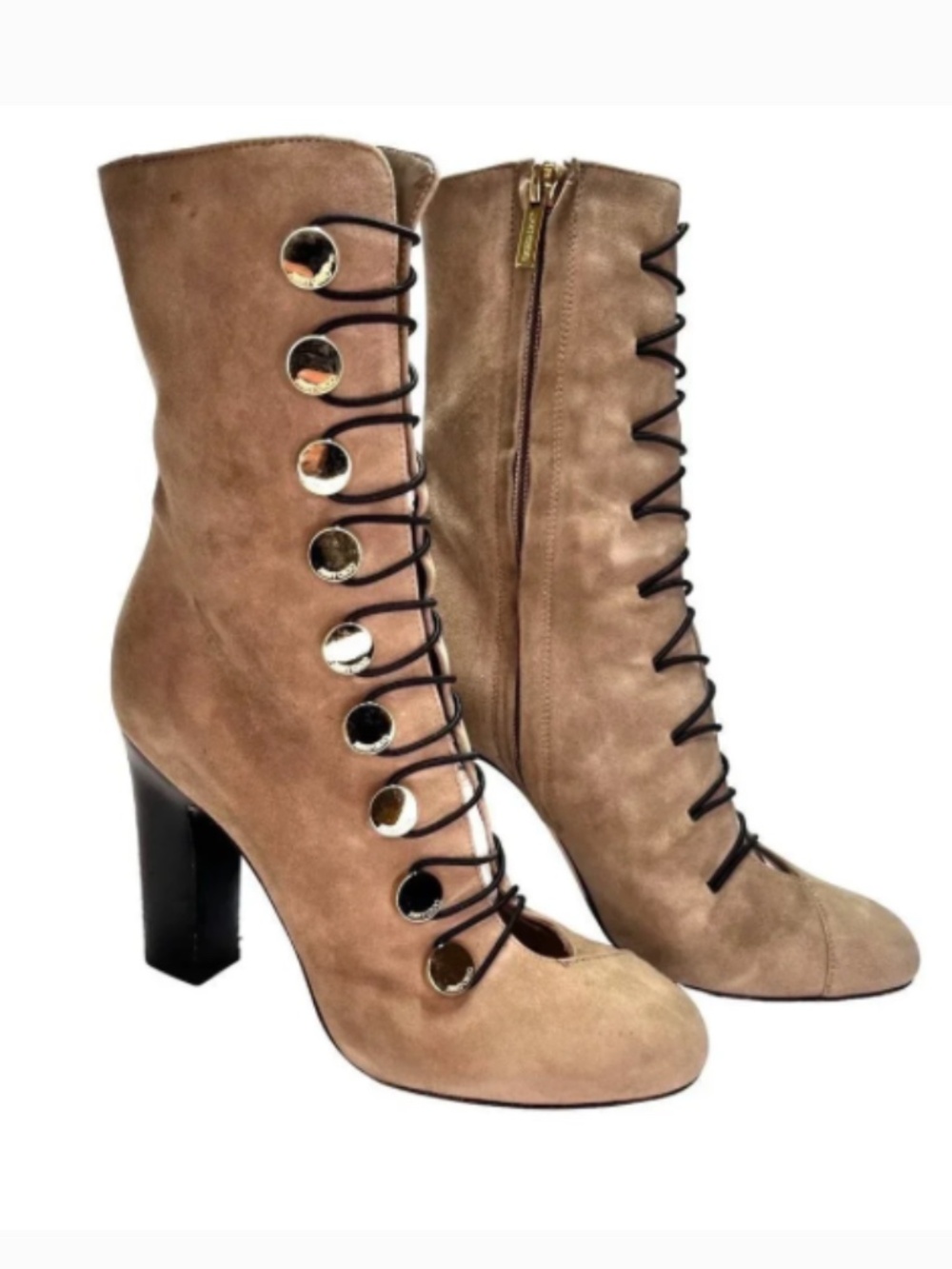 Jimmy Choo MALTA Suede Booties Boots. Size 40/10